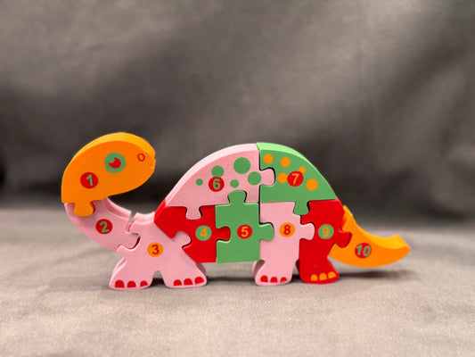 Dinoszaurusz Fejlesztő Puzzle - PLA műanyag