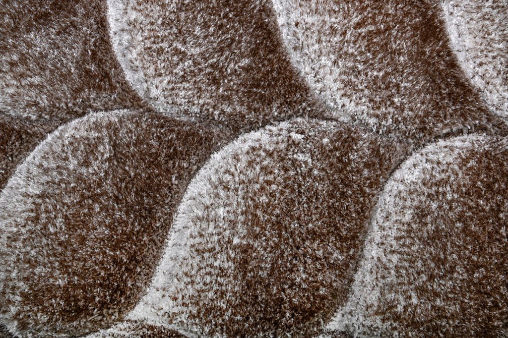 California 3D Búza szemes Vizon - Brown Szőnyeg 60 x 110 cm Huzziyas Home